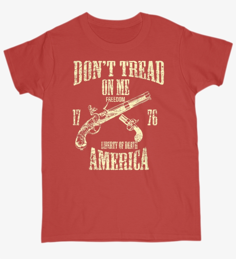 Women's T-shirts Xs / Red Dont Tread On Me Women's - Dance Crew, transparent png download