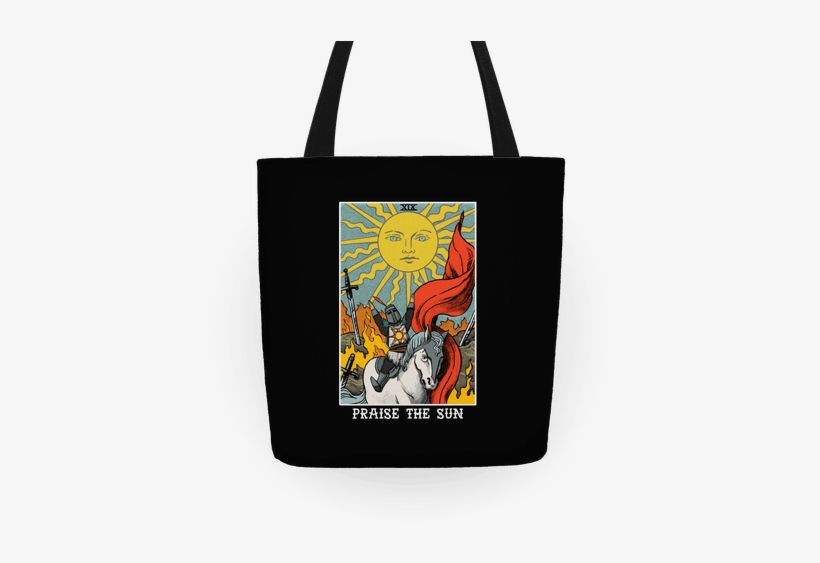 Praise The Sun Tarot Card Tote - Tarot Praise The Sun, transparent png download