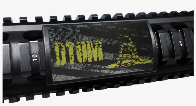 Dont Tread On Me W Flag - Pin Up Laser Engraved, transparent png download