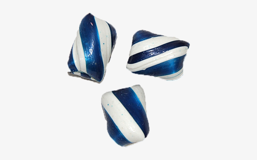 Dark Blue & White Mint Twists Hard Candy - Blue And White Hard Candy, transparent png download