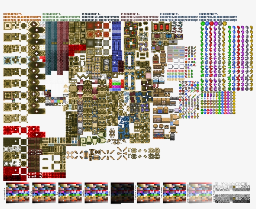 Included In The Entities Folder Are Small Key Doors, - Link To The Past Dungeon Tileset, transparent png download