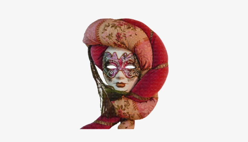 Mardi Gras - Masked Head, transparent png download