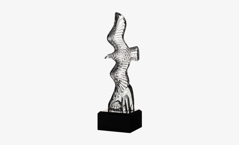 Soaring Eagle Crystal Award - Statue, transparent png download
