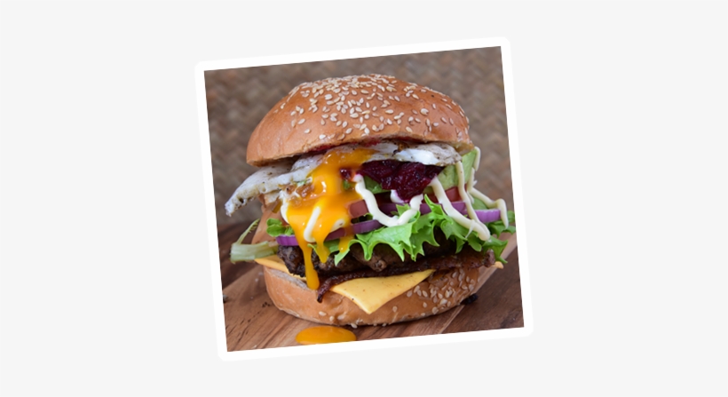 Aaron's Taniwha Burger - Cheeseburger, transparent png download