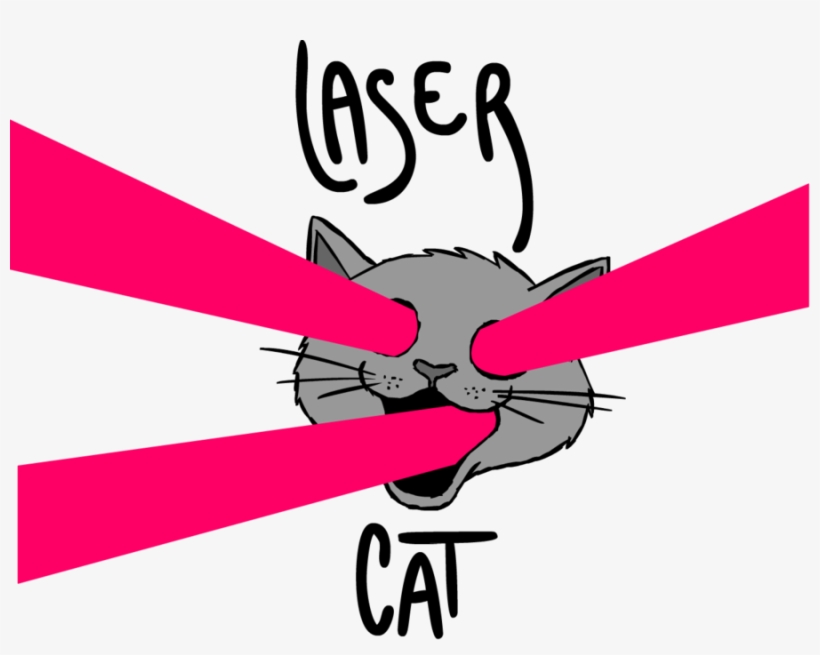 Shrine Of Laser Cats - Laser Cat Clipart, transparent png download