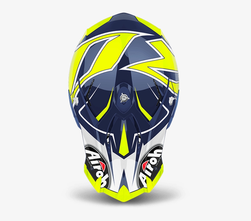 Tovsh18 Blu Gloss - Airoh, transparent png download