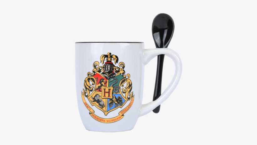 Hogwarts Mug & Spoon - ??????? ?? ???? ???? Hogwarts ??????, transparent png download