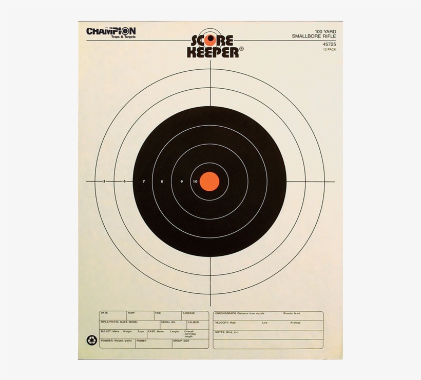 Champion 100 Yrd Sml Bore Rifle, transparent png download