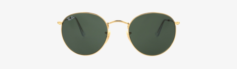 ray ban round transparent