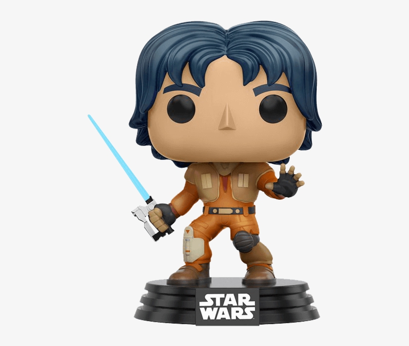 Star Wars Rebels Ezra Bridger Pop Bobblehead - Star Wars, transparent png download