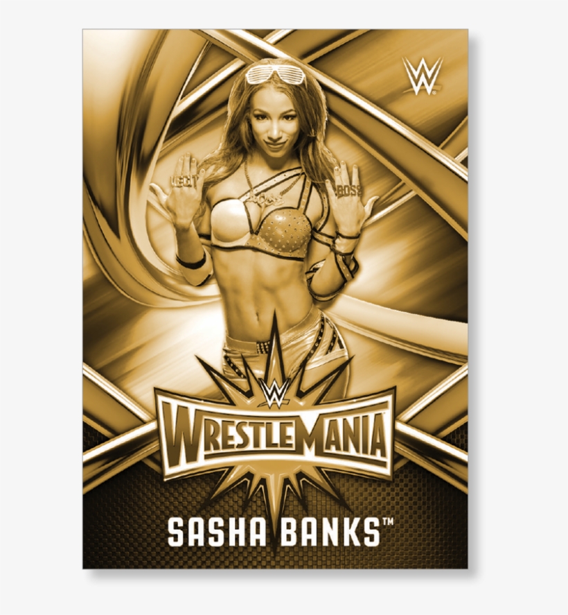Sasha Banks - 17 Topps Wwe Road To Wrestlemania Hanger Box, Bronze, transparent png download