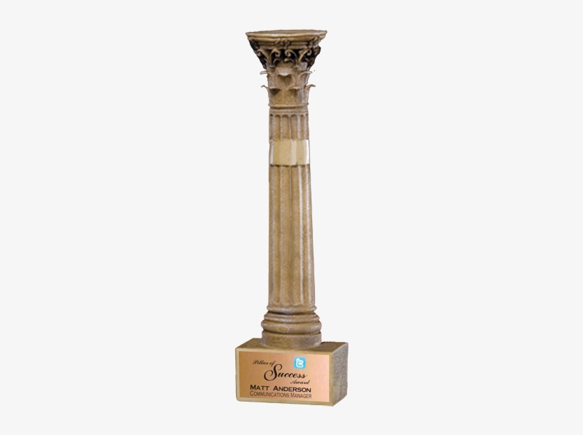 Corinthian Greek Pillar Trophy Award - Award, transparent png download