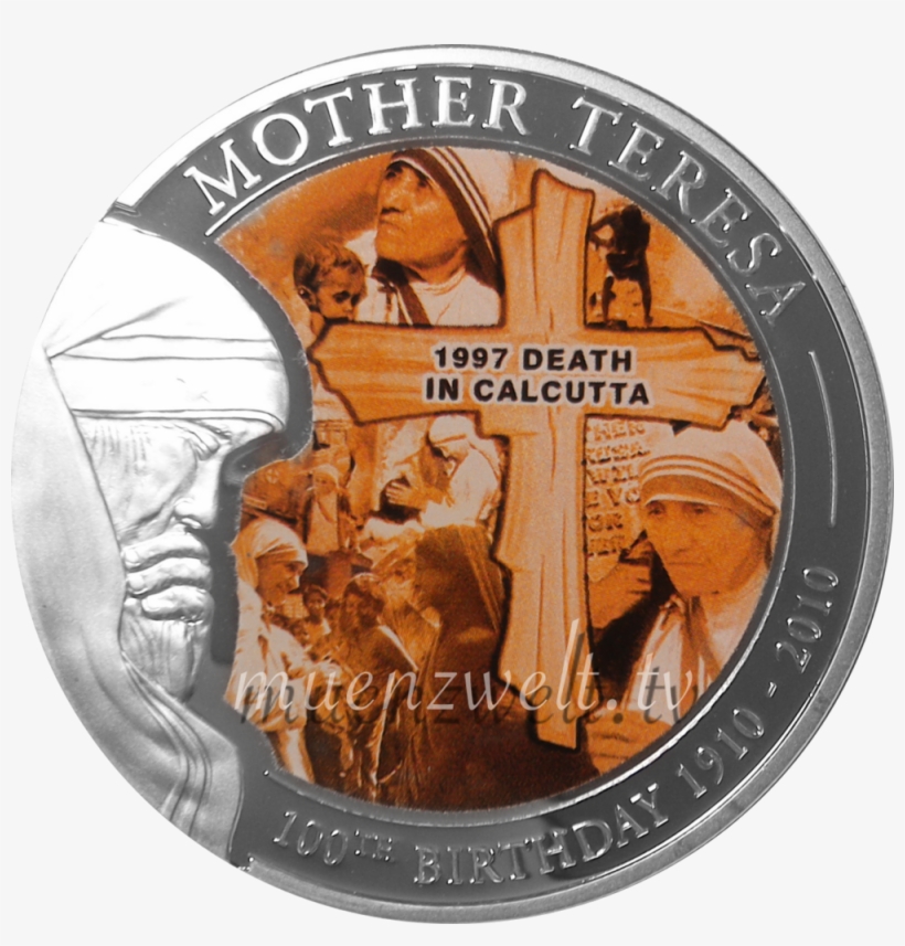1 Dollar Palau 2010, Mother Teresa Death In Calcutta, - Kolkata, transparent png download