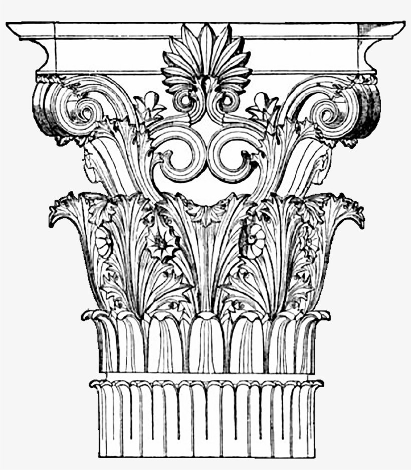 Daniel Patrick Duffy Real Estate - Corinthian Order Sketch, transparent png download