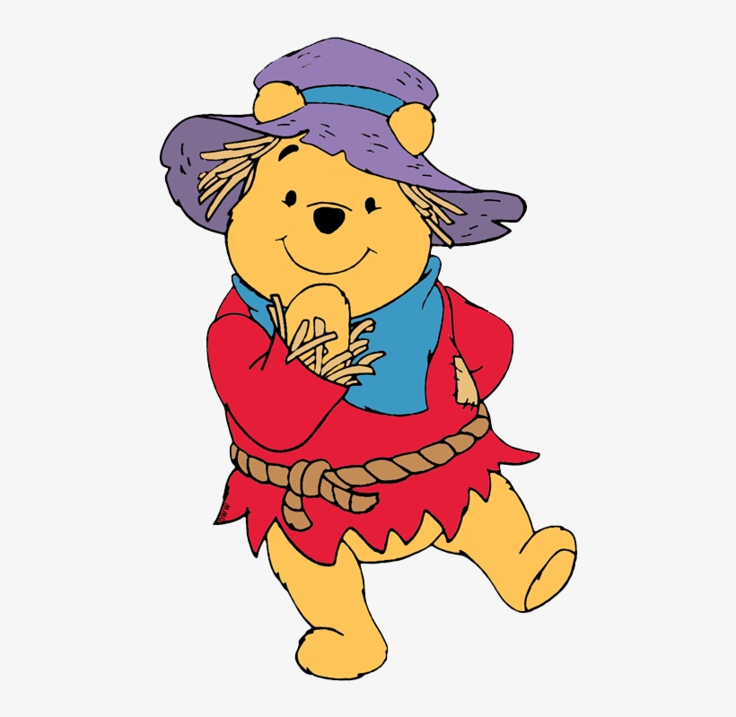 Scarecrow Winnie - Winnie The Pooh Scarecrow, transparent png download