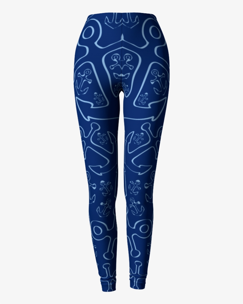 Anchor Dream Leggings - Fashion, transparent png download