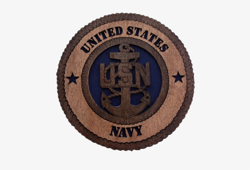 Navy Fouled Anchor Plaque - Emblem, transparent png download