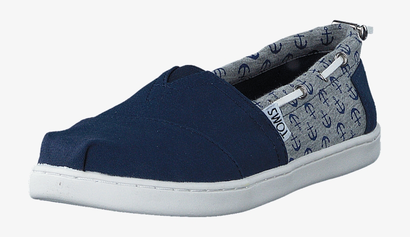 Bimini Espadrille Yt Navy Anchor - Toms Bimini Espadrille Causal Kids Slip On, transparent png download