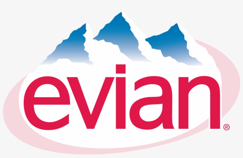 Download - Evian Water Logos, transparent png download