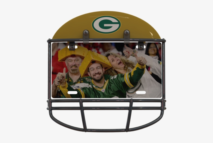 Green Bay Packers Helmet Frame - Green Bay Packers Monthly Pocket Planner, transparent png download