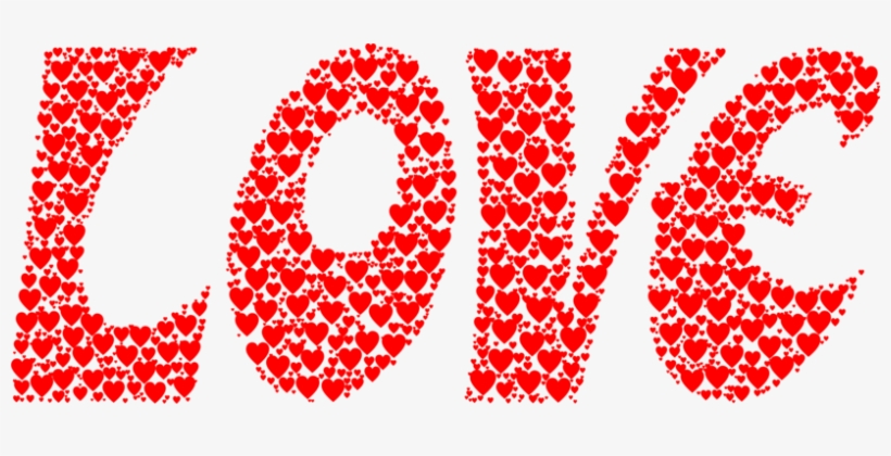 Love Hearts Love Letter - Clip Art Love Hearts, transparent png download