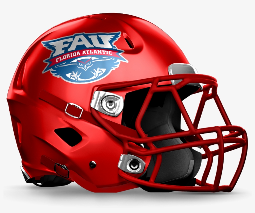 Florida Atlantic - Utah State Football Helmet, transparent png download