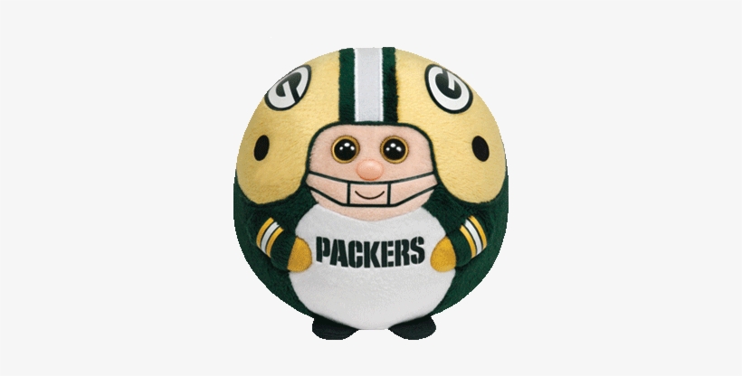 Ty Beanie Ballz Green Bay Packers - Nfl Ballz, transparent png download