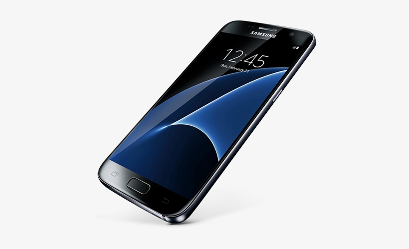 Skew - Samsung Galaxy S7 - 32 Gb - Black Onyx - Unlocked -, transparent png download