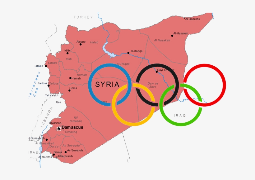 Syrian Refugee To Participate In Olympic Torch Exchange - Syria Black, transparent png download