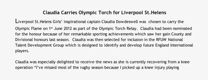 Claudia Olympic Torch - Text Posts Angel, transparent png download
