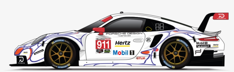 Porsche 911 Rsr - Mitsubishi Racing Lancer, transparent png download