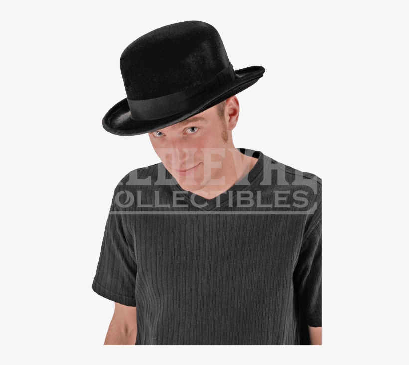 Black Bowler Hat Lua6611 By Meval Collectibles - Bowler Hat, transparent png download