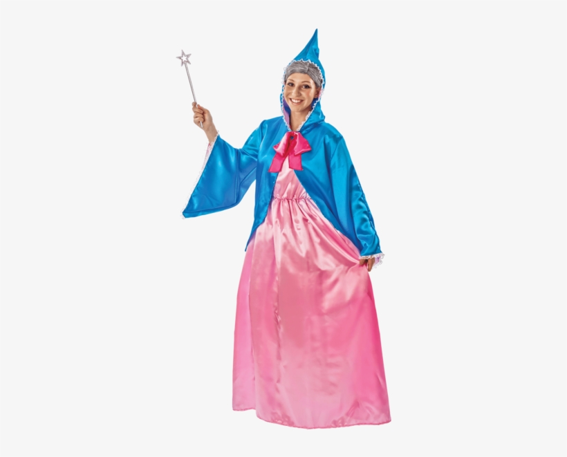 Grant Wishes In The Adult Magical Fairy Godmother Costume - Fairy God Mother Costume, transparent png download