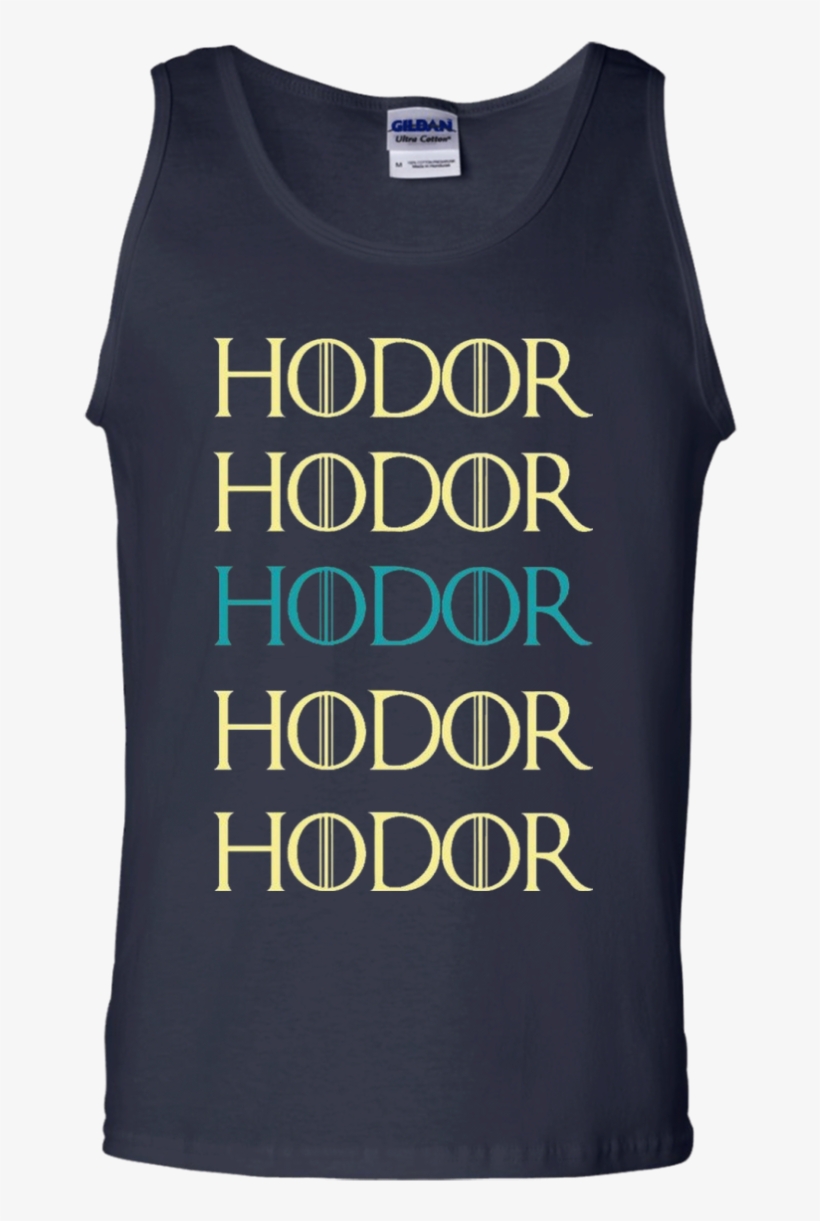 Men's Hodor Hold The Door Game Of Thrones Tank Top - Periodic Table Of Hodor, transparent png download