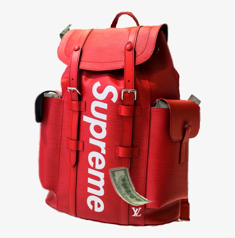 Download Money Supreme Backpack Bag Louisvuitton Vuitton Gucciba