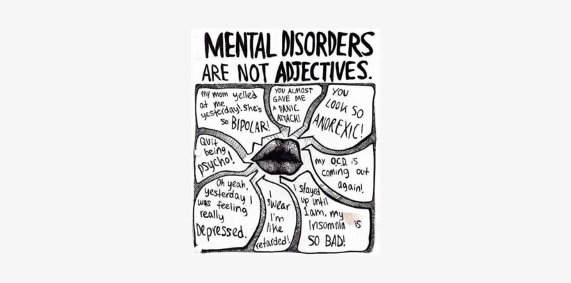 We All Know That Ocd Is A Serious Mental Disorder That - Mental Health Is Not An Adjective, transparent png download