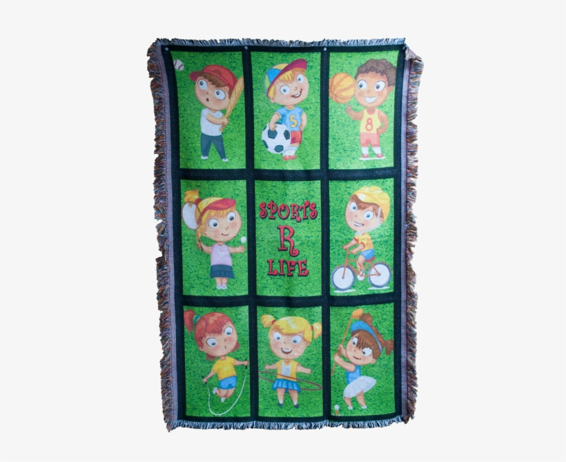 Vapor Nine Panel Throw Blanket - Blanket, transparent png download