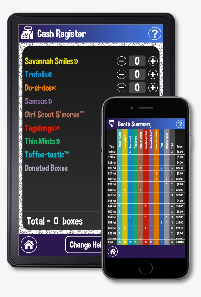 Girl Scout Cookie App For Booth - Girl Scouts Of The Usa, transparent png download