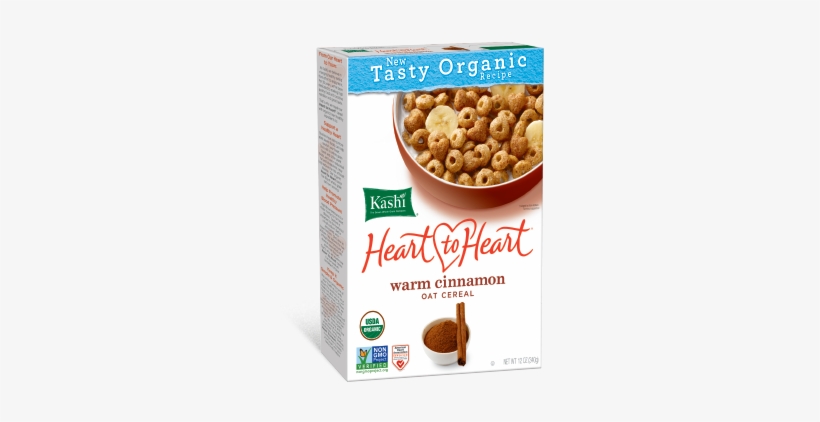 Kashi® Heart To Heart® Warm Cinnamon Oat Cereal - Kashi Heart To Heart Honey Toasted Oat Cereal, transparent png download