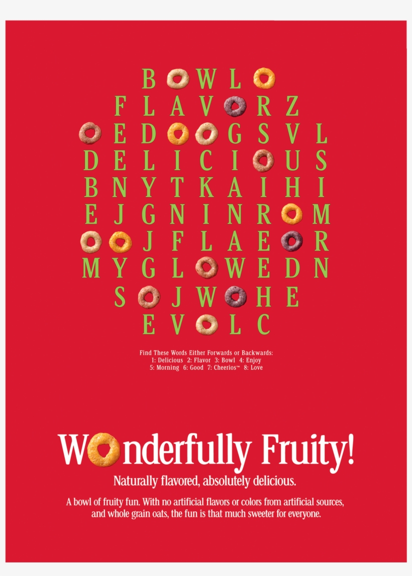 Fruity Gluten Free Cheerios Breakfast Cereal, - Honey Nut Cheerios, transparent png download