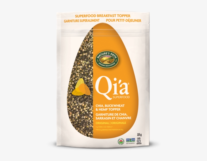 Qia Original Chia Buckwheat Hemp Cereal Ca - Chia Buckwheat Hemp Cereal, transparent png download
