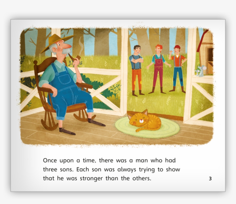 An Old Man On The Point Of Death Summoned His Sons - Three Sons And Bundle Of Sticks, transparent png download