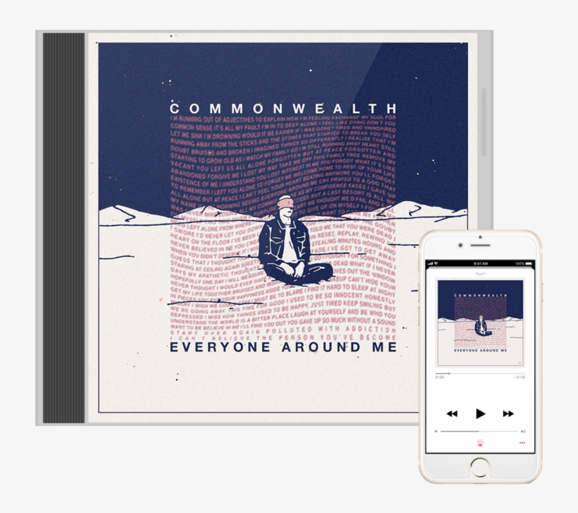 'everyone Around Me' Cd Pre-order Bundle - Everyone Around Me, transparent png download