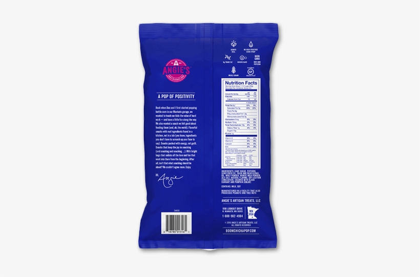 Angie's Frosted Sugar Cookie - Frosted Sugar Cookie Boom Chicka Popcorn Ingredients, transparent png download