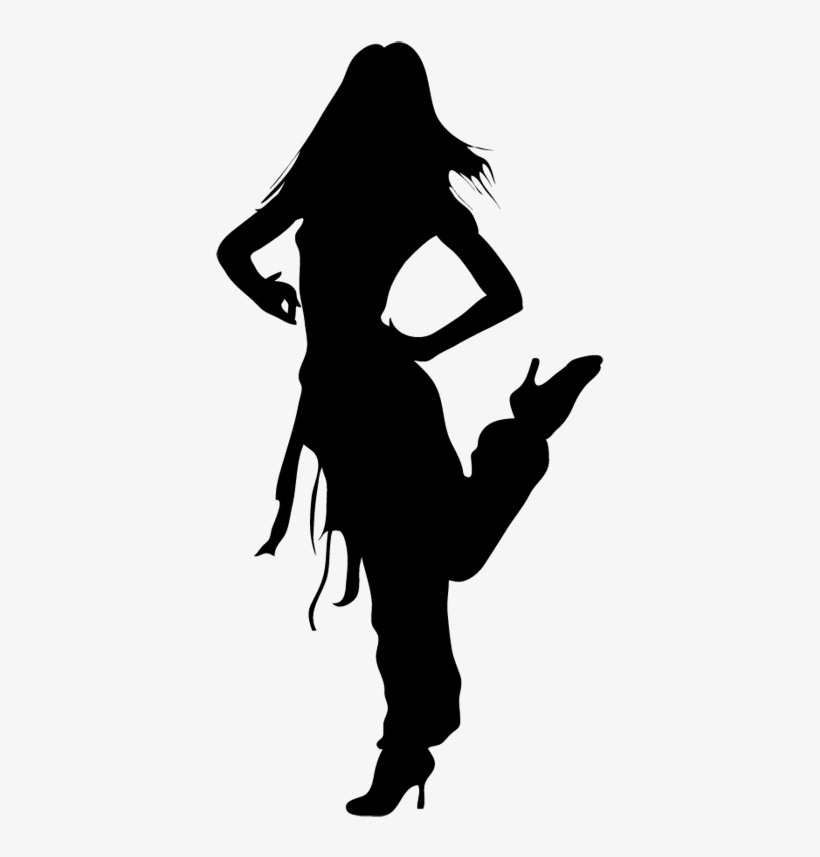 Women Dancing - Dance Silhouette Woman Salsa, transparent png download