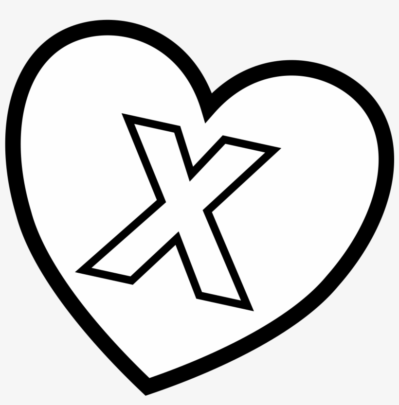 Open - Letter K In A Heart, transparent png download