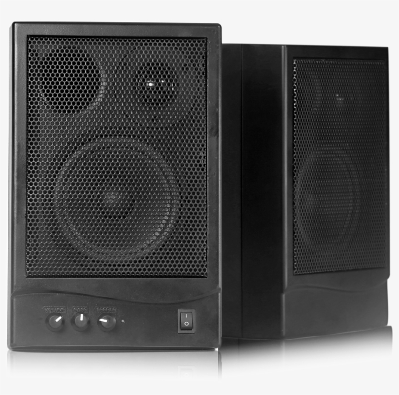 Personal Wooden Monitor Speaker Special For Table - Subwoofer, transparent png download