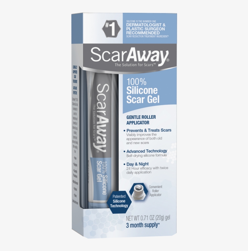 About Scaraway® 100% Silicone Scar Gel - Scaraway Gel, transparent png download