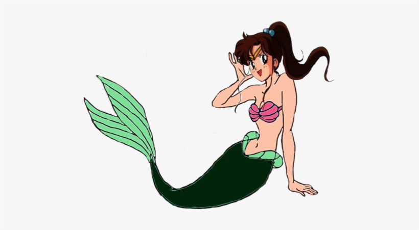 Mermaid Sailor Jupiter - Sailor Moon Jupiter, transparent png download