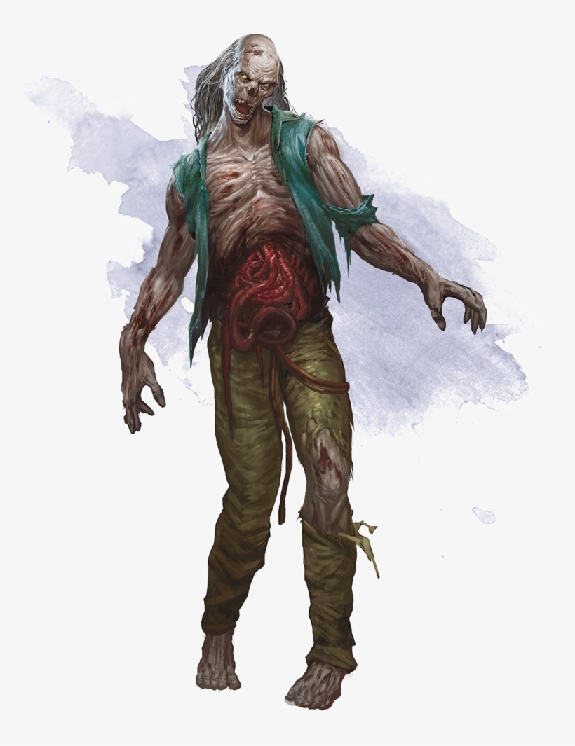 Undead Png Transparent Image - Dungeons And Dragons Zombie, transparent png download